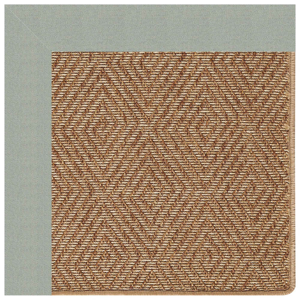Capel Rugs Islamorada-diamond Canvas Rug - Relaxing Sisal Look, Pet-friendly, Perfect For Any Space! Canvas Spa Blue 100% Olefin Base W,Border 2088rs07090709427