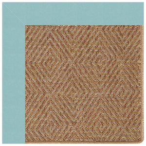 Capel Rugs Islamorada-diamond Canvas Rug - Relaxing Sisal Look, Pet-friendly, Perfect For Any Space! Canvas Aquatic 100% Olefin Base W,Border 2088gs0709429