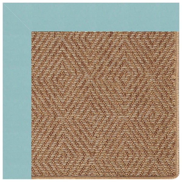 Capel Rugs Islamorada-diamond Canvas Rug - Relaxing Sisal Look, Pet-friendly, Perfect For Any Space! Canvas Aquatic 100% Olefin Base W,Border 2088gs0709429