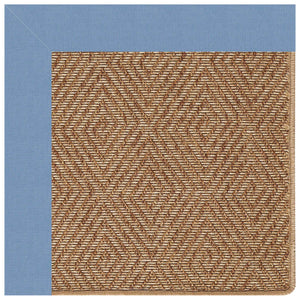 Capel Rugs Islamorada-diamond Canvas Rug - Relaxing Sisal Look, Pet-friendly, Perfect For Any Space! Canvas Air Blue 100% Olefin Base W,Border 2088gs0709437