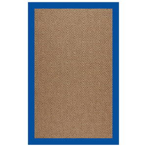 Capel Rugs Islamorada-diamond Canvas Rug - Relaxing Sisal Look, Pet-friendly, Perfect For Any Space! Canvas Pacific Blue 100% Olefin Base W,Border 2088rs07090709440