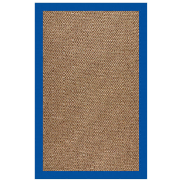 Capel Rugs Islamorada-diamond Canvas Rug - Relaxing Sisal Look, Pet-friendly, Perfect For Any Space! Canvas Pacific Blue 100% Olefin Base W,Border 2088rs07090709440