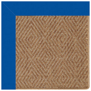 Capel Rugs Islamorada-diamond Canvas Rug - Relaxing Sisal Look, Pet-friendly, Perfect For Any Space! Canvas Pacific Blue 100% Olefin Base W,Border 2088rs07090709440