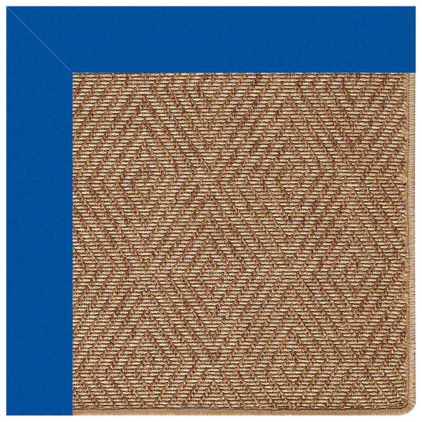Capel Rugs Islamorada-diamond Canvas Rug - Relaxing Sisal Look, Pet-friendly, Perfect For Any Space! Canvas Pacific Blue 100% Olefin Base W,Border 2088rs07090709440