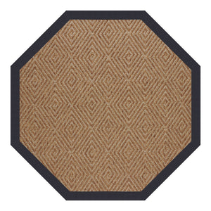 Capel Rugs Islamorada-diamond Canvas Rug - Relaxing Sisal Look, Pet-friendly, Perfect For Any Space! Canvas Navy 100% Olefin Base W,Border 2088gs0800497