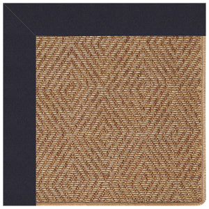Capel Rugs Islamorada-diamond Canvas Rug - Relaxing Sisal Look, Pet-friendly, Perfect For Any Space! Canvas Navy 100% Olefin Base W,Border 2088rs07090709497