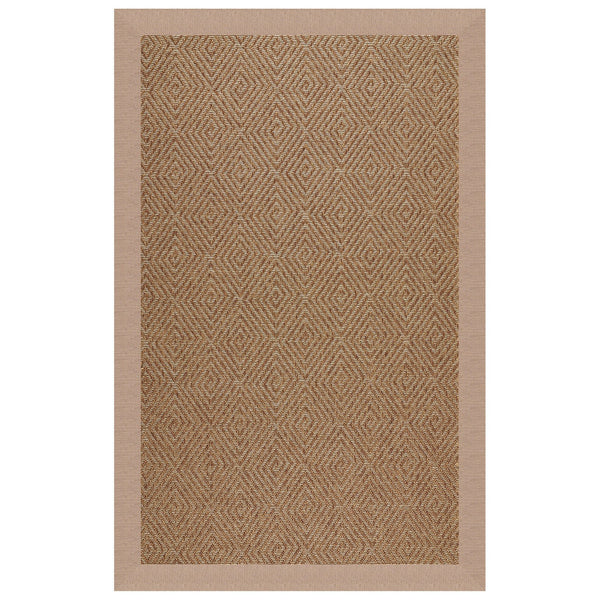 Capel Rugs Islamorada-diamond Canvas Rug - Relaxing Sisal Look, Pet-friendly, Perfect For Any Space! Cast Petal 100% Olefin Base W,Border 2088rs07091000536