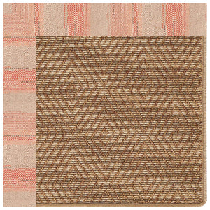 Capel Rugs Islamorada-diamond Canvas Rug - Relaxing Sisal Look, Pet-friendly, Perfect For Any Space! Sicily Vino 100% Olefin Base W,Border 2088rs07091000569