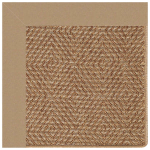 Capel Rugs Islamorada-diamond Canvas Rug - Relaxing Sisal Look, Pet-friendly, Perfect For Any Space! Canvas Camel 100% Olefin Base W,Border 2088gs0709727