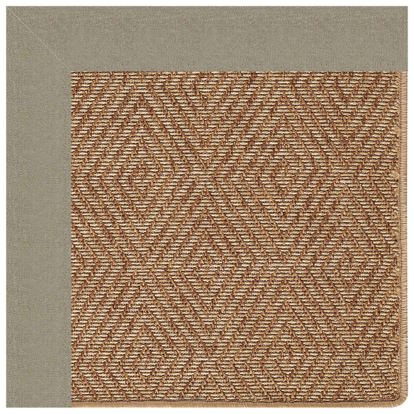 Capel Rugs Islamorada-diamond Canvas Rug - Relaxing Sisal Look, Pet-friendly, Perfect For Any Space! Canvas Taupe 100% Olefin Base W,Border 2088gs0709737