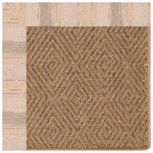 Capel Rugs Islamorada-diamond Canvas Rug - Relaxing Sisal Look, Pet-friendly, Perfect For Any Space! Sicily Sparrow 100% Olefin Base W,Border 2088rs07090709738