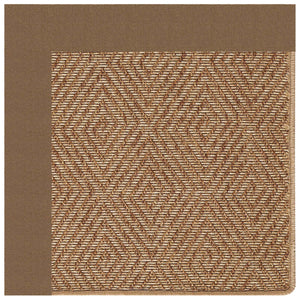 Capel Rugs Islamorada-diamond Canvas Rug - Relaxing Sisal Look, Pet-friendly, Perfect For Any Space! Canvas Cocoa 100% Olefin Base W,Border 2088rs08000800747