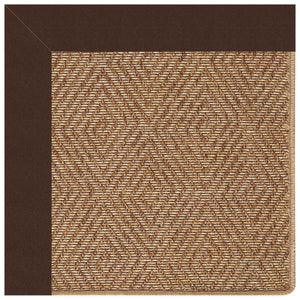 Capel Rugs Islamorada-diamond Canvas Rug - Relaxing Sisal Look, Pet-friendly, Perfect For Any Space! Canvas Bay Brown 100% Olefin Base W,Border 2088rs07091000787