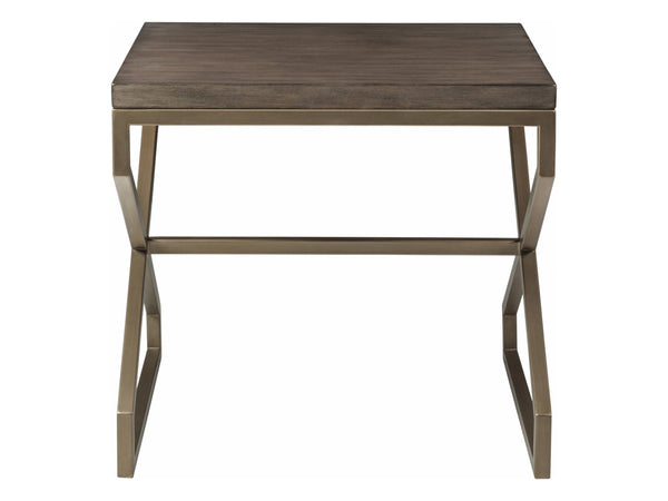 Lexington Artistica Home Edict Square End Table - Elegant Mahogany Design With Modern Touch, Ideal For Any Room Decor Antico Wood 2088-957-39