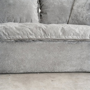 English Elm 103" Chenille Cloud Sectional Modular L-shape Sofa No Assembly Plush Living Room W1170S00044