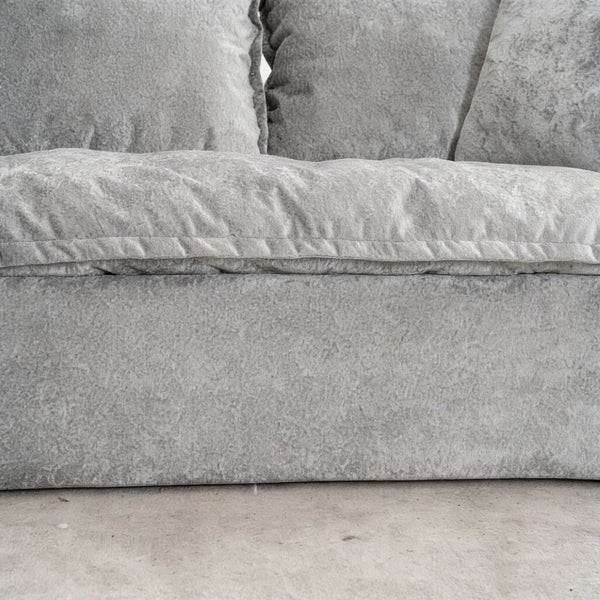 English Elm 103" Chenille Cloud Sectional Modular L-shape Sofa No Assembly Plush Living Room W1170S00044