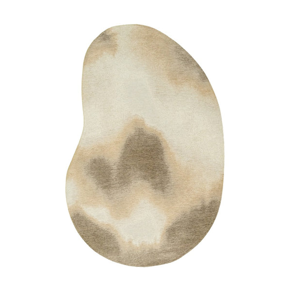 Louis de Poortere Meditation Collection Aquarelle Watercolor Area Rug Artful Organic Accent for Living Rooms Nature 5'7 x 7'9 120022