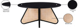 Butterfly Coffee Table 208Black-CT Meridian Furniture