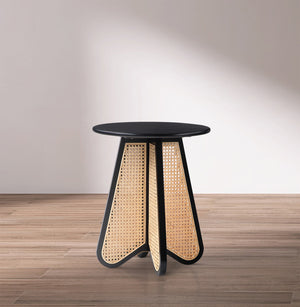 Butterfly End Table 208Black-ET Meridian Furniture