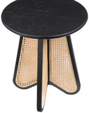 Butterfly End Table 208Black-ET Meridian Furniture