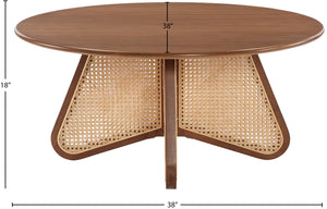 Butterfly Coffee Table 208Walnut-CT Meridian Furniture