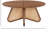 Butterfly Coffee Table 208Walnut-CT Meridian Furniture