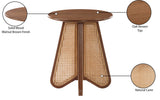 Butterfly End Table 208Walnut-ET Meridian Furniture