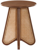 Butterfly End Table 208Walnut-ET Meridian Furniture