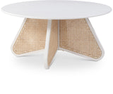 Butterfly Coffee Table 208White-CT Meridian Furniture