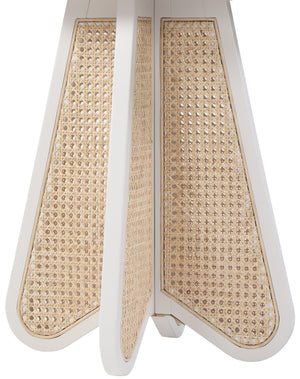 Butterfly End Table 208White-ET Meridian Furniture