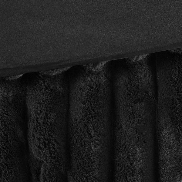 English Elm Ultrasoft Ribbed Faux Fur Comforter Set Full/Queen – Plush Velvet Reverse, Hypoallergenic Fill, Cozy Luxury Black 19.7 L x 13.79 W x 13.79 H B035P294134