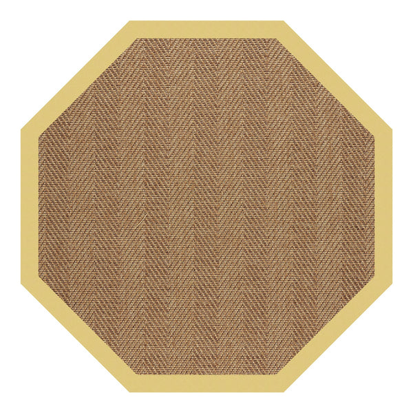 Capel Rugs Islamorada-herringbone Canvas Area Rug – Stylish, Durable, And Easy To Clean For Your Coastal Escape Canvas Canary 100% Olefin Base W,Border 2091gs0709137