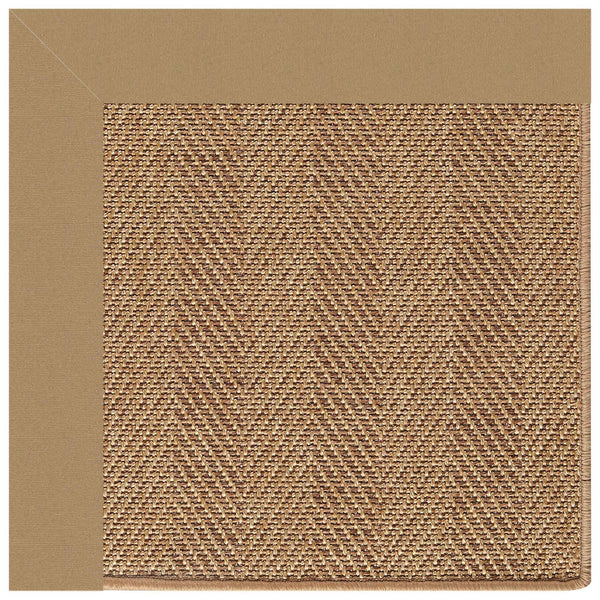 Capel Rugs Islamorada-herringbone Canvas Area Rug – Stylish, Durable, And Easy To Clean For Your Coastal Escape Canvas Linen 100% Olefin Base W,Border 2091gs0709175