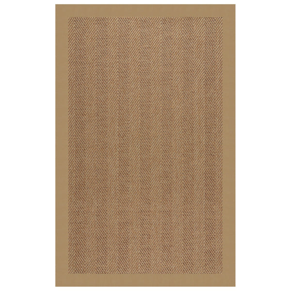 Capel Rugs Islamorada-herringbone Canvas Area Rug – Stylish, Durable, And Easy To Clean For Your Coastal Escape Canvas Linen 100% Olefin Base W,Border 2091rs00240036175