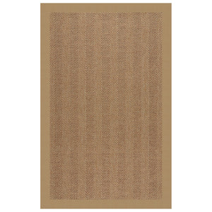 Capel Rugs Islamorada-herringbone Canvas Area Rug – Stylish, Durable, And Easy To Clean For Your Coastal Escape Canvas Linen 100% Olefin Base W,Border 2091ns02061200175