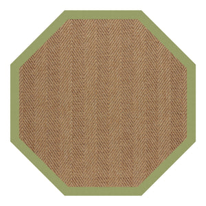 Capel Rugs Islamorada-herringbone Canvas Area Rug – Stylish, Durable, And Easy To Clean For Your Coastal Escape Canvas Citron 100% Olefin Base W,Border 2091gs0709213