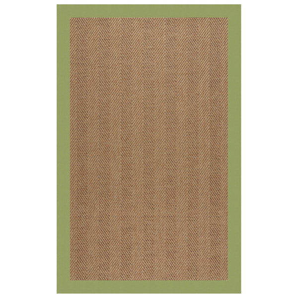 Capel Rugs Islamorada-herringbone Canvas Area Rug – Stylish, Durable, And Easy To Clean For Your Coastal Escape Canvas Citron 100% Olefin Base W,Border 2091rs04000600213