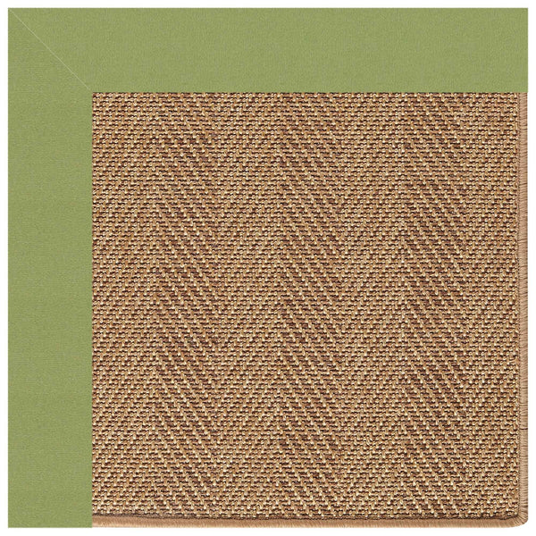 Capel Rugs Islamorada-herringbone Canvas Area Rug – Stylish, Durable, And Easy To Clean For Your Coastal Escape Canvas Citron 100% Olefin Base W,Border 2091rs04000600213