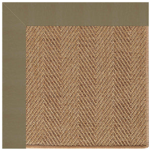 Capel Rugs Islamorada-herringbone Canvas Area Rug – Stylish, Durable, And Easy To Clean For Your Coastal Escape Classic Sage 100% Olefin Base W,Border 2091gs0709222