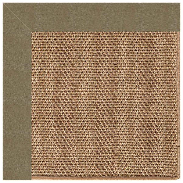 Capel Rugs Islamorada-herringbone Canvas Area Rug – Stylish, Durable, And Easy To Clean For Your Coastal Escape Classic Sage 100% Olefin Base W,Border 2091gs0709222
