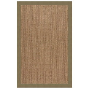Capel Rugs Islamorada-herringbone Canvas Area Rug – Stylish, Durable, And Easy To Clean For Your Coastal Escape Classic Sage 100% Olefin Base W,Border 2091rs07091000222