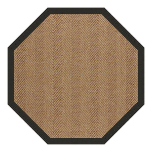 Capel Rugs Islamorada-herringbone Canvas Area Rug – Stylish, Durable, And Easy To Clean For Your Coastal Escape Canvas Black 100% Olefin Base W,Border 2091gs0800314