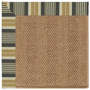 Capel Rugs Islamorada-herringbone Canvas Area Rug – Stylish, Durable, And Easy To Clean For Your Coastal Escape Long Hill Ebony 100% Olefin Base W,Border 2091gs0709340