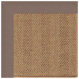Capel Rugs Islamorada-herringbone Canvas Area Rug – Stylish, Durable, And Easy To Clean For Your Coastal Escape Classic Stone 100% Olefin Base W,Border 2091gs0709352