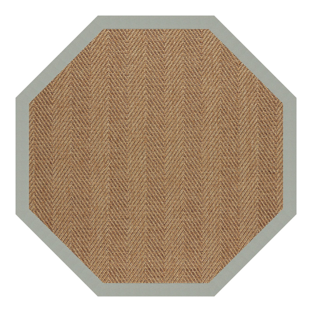 Capel Rugs Islamorada-herringbone Canvas Area Rug – Stylish, Durable, And Easy To Clean For Your Coastal Escape Canvas Spa Blue 100% Olefin Base W,Border 2091gs0709427