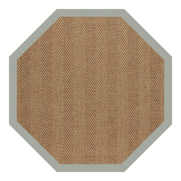 Capel Rugs Islamorada-herringbone Canvas Area Rug – Stylish, Durable, And Easy To Clean For Your Coastal Escape Canvas Spa Blue 100% Olefin Base W,Border 2091gs0709427