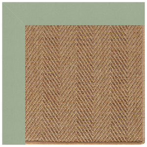 Capel Rugs Islamorada-herringbone Canvas Area Rug – Stylish, Durable, And Easy To Clean For Your Coastal Escape Canvas Spa Blue 100% Olefin Base W,Border 2091rs03000500427