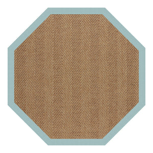 Capel Rugs Islamorada-herringbone Canvas Area Rug – Stylish, Durable, And Easy To Clean For Your Coastal Escape Canvas Aquatic 100% Olefin Base W,Border 2091gs0709429