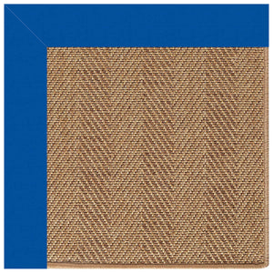 Capel Rugs Islamorada-herringbone Canvas Area Rug – Stylish, Durable, And Easy To Clean For Your Coastal Escape Canvas Pacific Blue 100% Olefin Base W,Border 2091rs07091000440