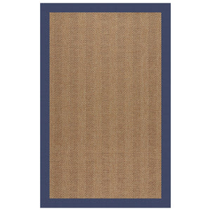 Capel Rugs Islamorada-herringbone Canvas Area Rug – Stylish, Durable, And Easy To Clean For Your Coastal Escape Canvas Neptune 100% Olefin Base W,Border 2091rs07090709477